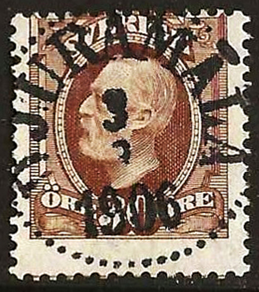 58 DJURAMÅLA 3.7.1906 LYX Postal 600