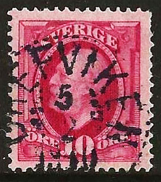 54 DREFVIKEN 5.2.1910 Postal 350