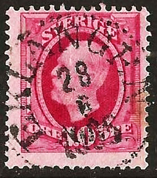 54  EKLÅNGEN 28.6.1896 Postal 100