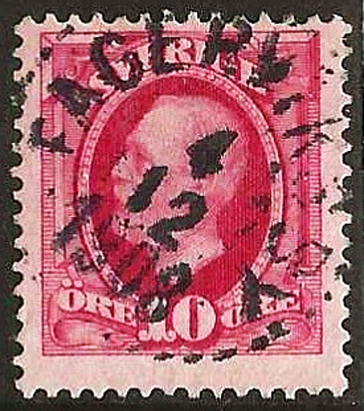 54 FAGERVIKSBY 4.12.1908 Postal 200
