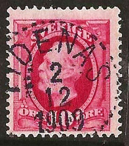 54 FIDENÄS 2.12.1909 Postal 125