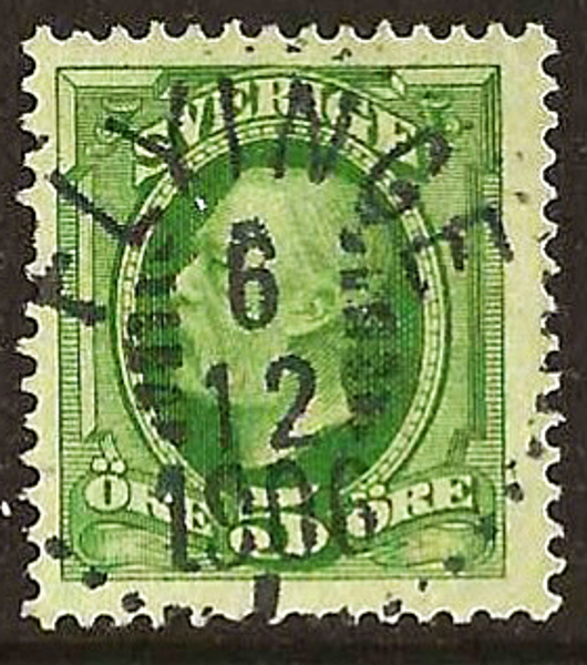 52 FLYINGE 6.12.1906 Postal 100