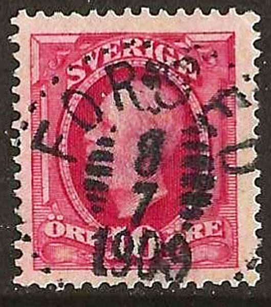 54 FORSED 8.7.1909 Postal 150