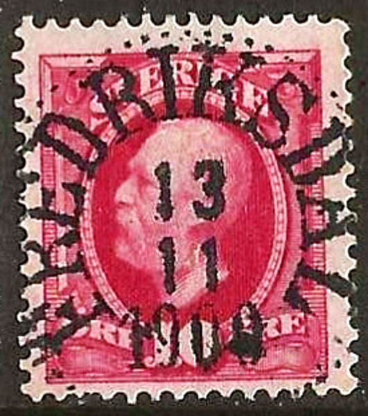 54  FREDRIKSDAL 13.11.1900  LYX Postal 125