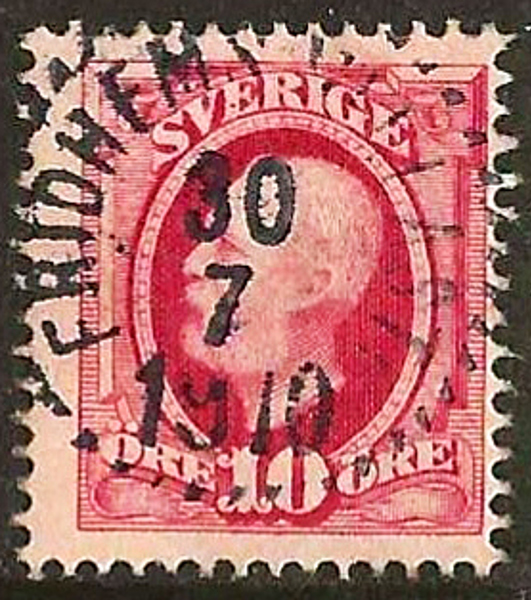 54  FRIDHEMS VILLAST. 30.7.1910   Postal 250