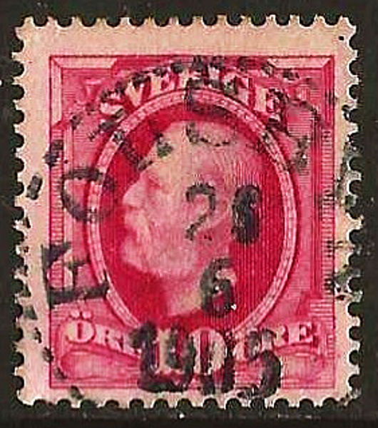 54 FÖLSBYN 25,6,1905 Postal 125