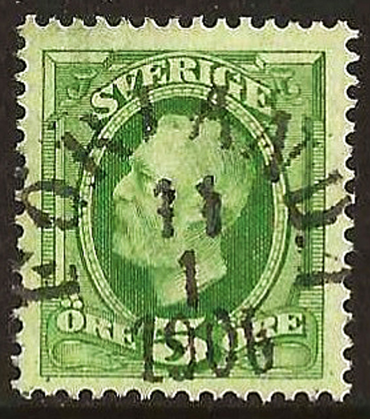 52  FÖRLANDA 11.1.1906   Postal 125