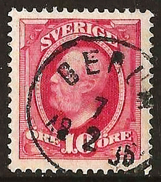 54 GERUM 7.2.1896 Postal 100