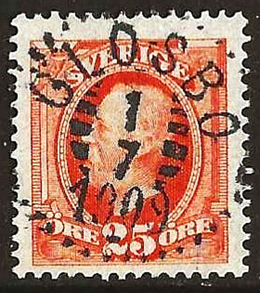 57 GLÖSBO 1.7.1900 Prakt Postal 100