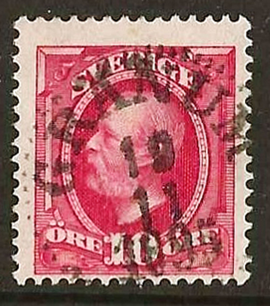 54 GRÄNUM 19.11.1895 Postal 100