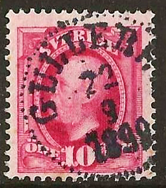 54  GULLERED 232.9.1899   Postal 100