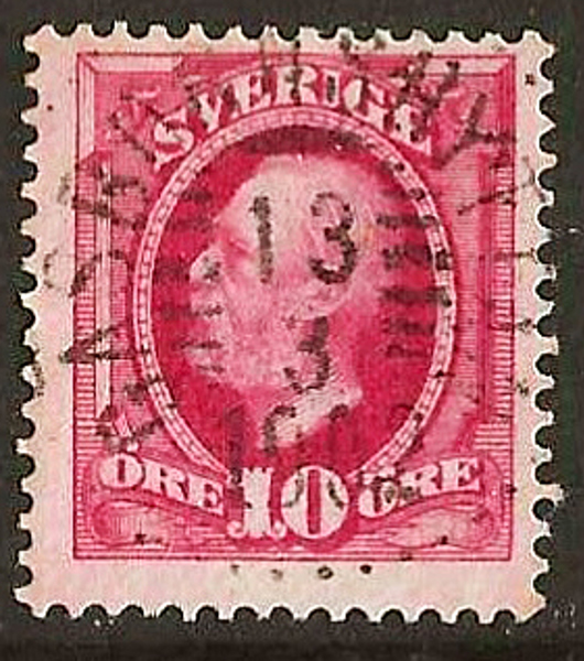 54 GÅSBORNSHYTTAN 13.3.1902 Prakt/Lyx Postal 100