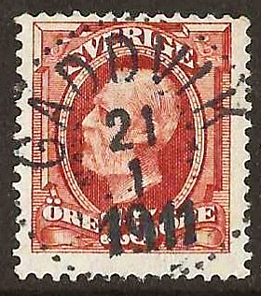 55 GÄDDVIK 21.1.1911 LYX   Postal 200