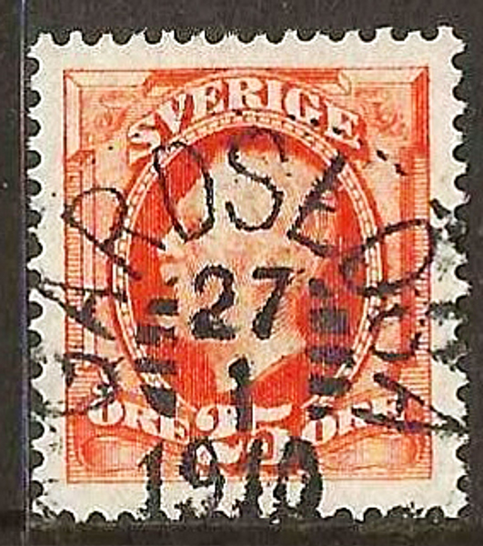 57 GÄRDSLÖSA 27.1.1910 Postal 100