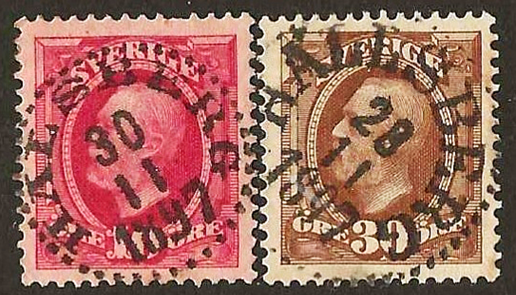 54 & 58  HALSBERG 30.11.1897 & HALLSBERG 28.11.1897
