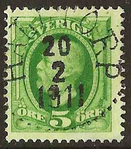 52 HALLTORP 20.2.1911 Postal 125