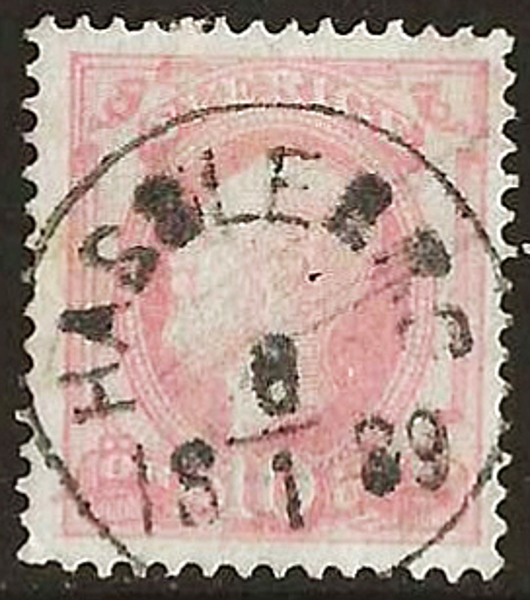 45 HASSLEBRO 8.1.1889 Postal 175 / R4