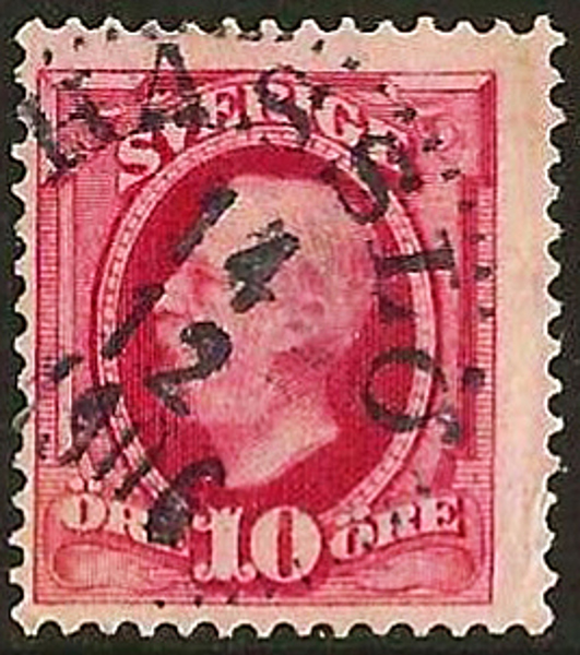 54 HASSLÖ 14.12.1906 Postal 125