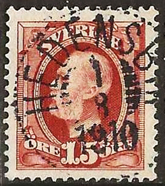 55 HEDENSBYN 1.8.1910  Postal 100
