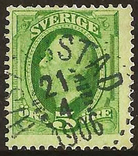 52 HISINGSTAD 21.4.1906  Postal 100