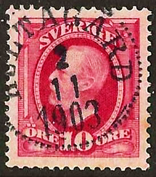 54  HULTAGÅRD 2.11.1903   Postal 100