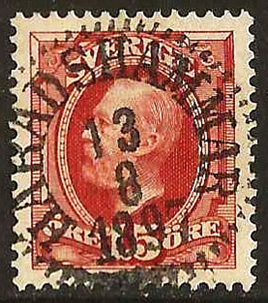 55  HÄRADSHAMMAR 13.8.1897   Prakt Postal 100