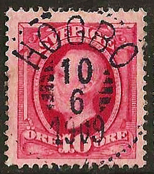 54  HÖGBO 10.6.1909  Lyx Postal 125