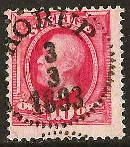 54 HÖRUP 3.3.1893    Postal 125