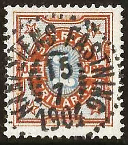 61 KARLSTENS FÄSTNING 15.7.1904 Prakt/Lyx  Postal 400