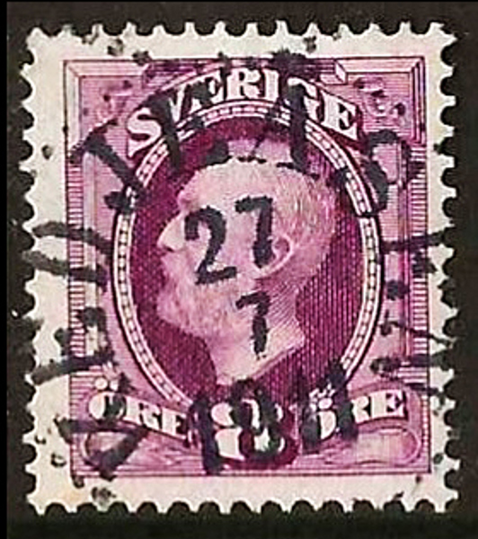 53 KEDJEÅSEN 27.7.1911 Prakt Postal 100