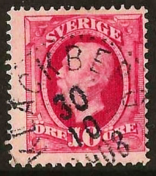 54 KLACKBERG 30.10.1908    Postal 100
