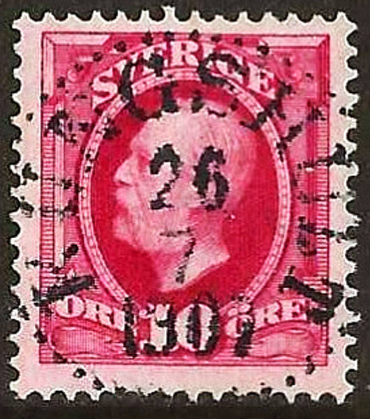 54  KUNGSHULT 26.7.1907 Lyx  Postal 125 
