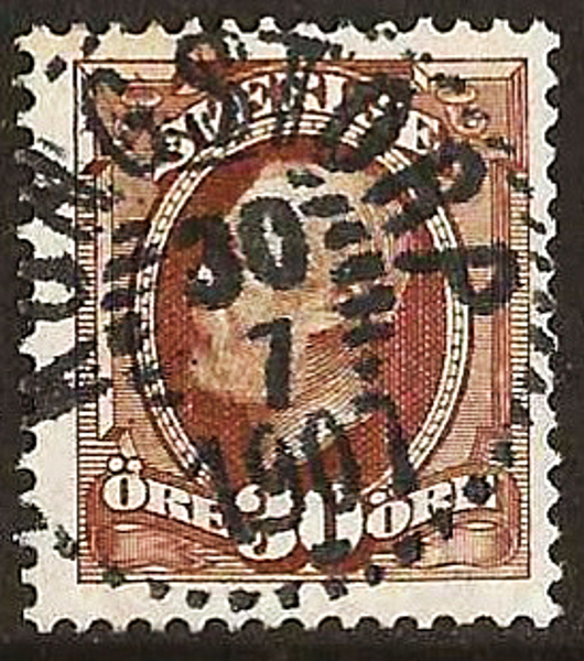 58  KUNGSTORP 30.7.1907   Postal 175