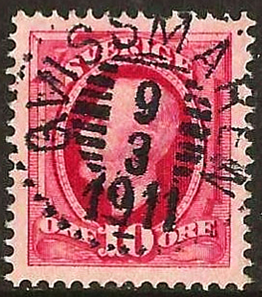 54 QVISMAREN 9.3.1911 Postal 175