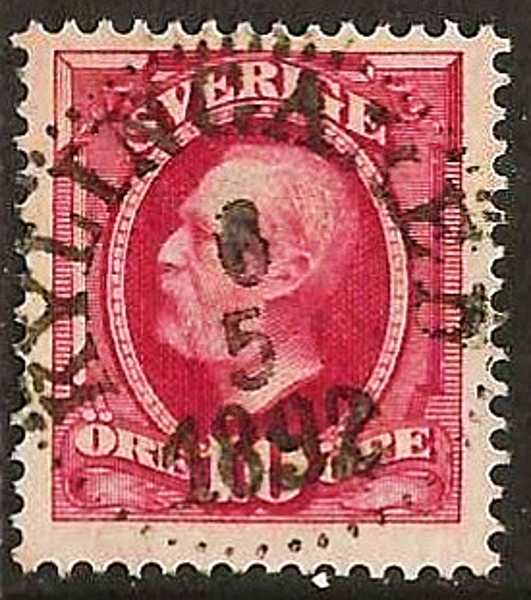 54 KYLINGARED 6.5.1892   Lyx Postal 100