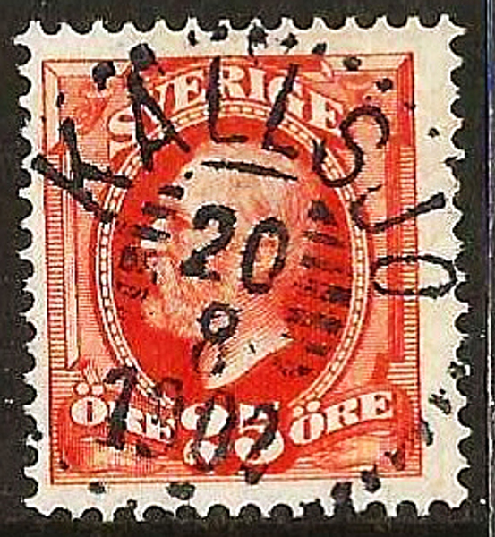 57  KÄLLSJÖ 20.8.1902 Prakt   Postal 150
