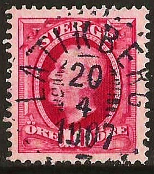 54  LATIKBERG 20.4.1907   Postal 100