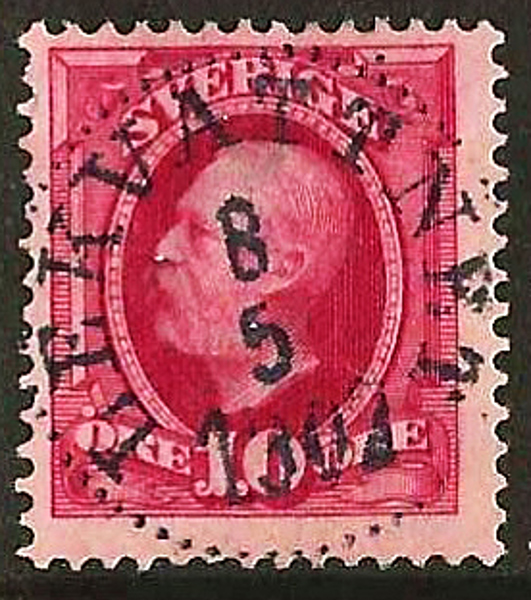 54 LEKVATTNET 8.5.1907 Lyx Postal 100