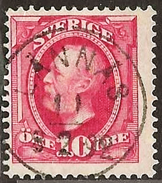 54 LÄNNÄS 11.3.1892 Postal 100