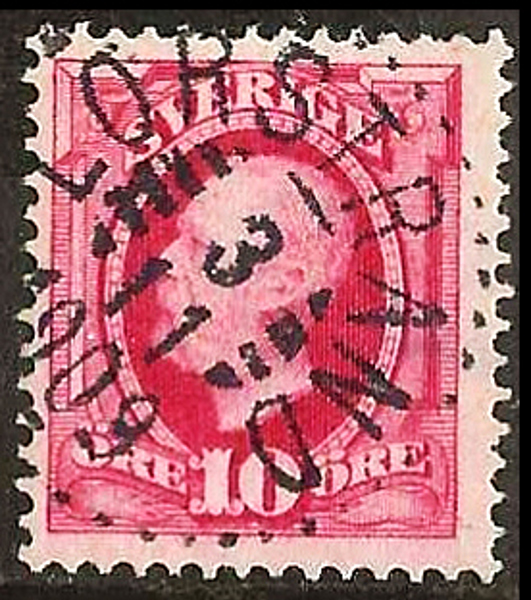 54 LÖRSTRAND 3.11.1909  Postal 100