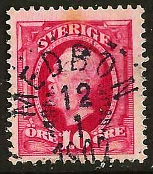 54 MEDBÖN 12.1.1907 Postal 150