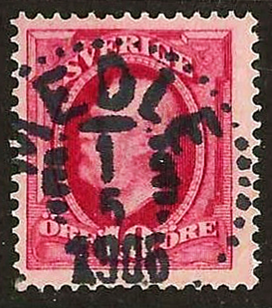 54 MEDLE 1.5.1906 Postal 125
