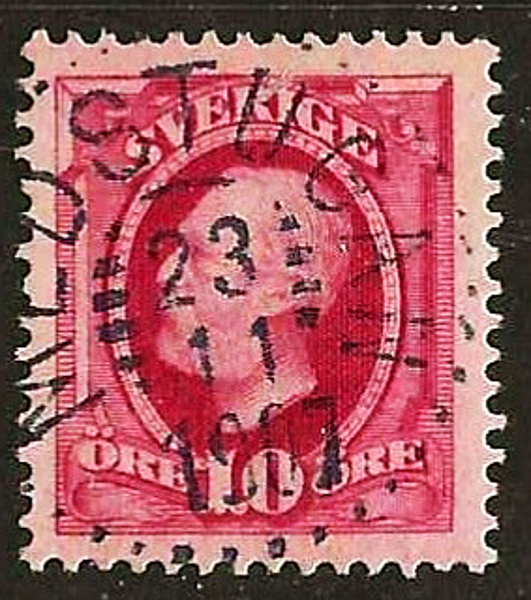 54 MEDSTUGAN 23.11.1907 Postal 150