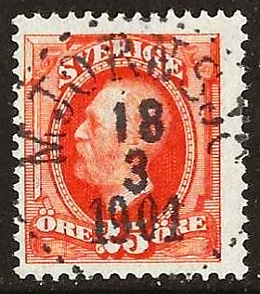 57 MJÖRNSJÖ 18.3.1901 Prakt/Lyx Postal 125