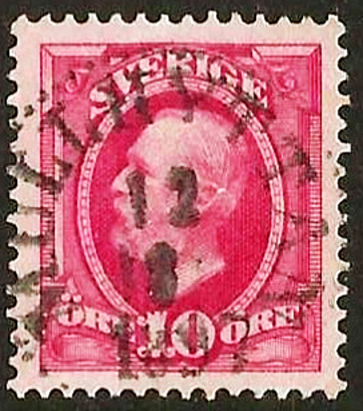 54 MULLHYTTAN 12.10.1897 Prakt Postal 150