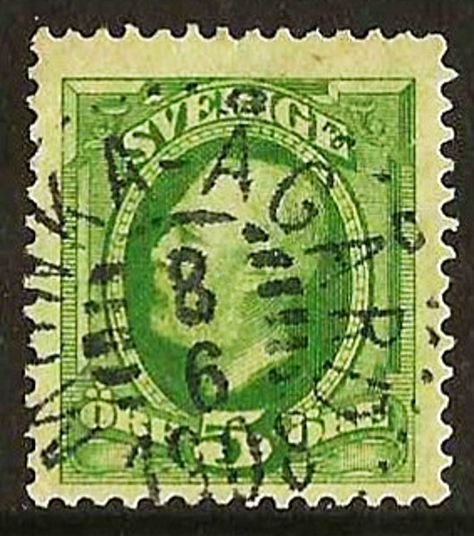 52 MUNKA-ÅGÅRD 8.6.1906 Postal 250