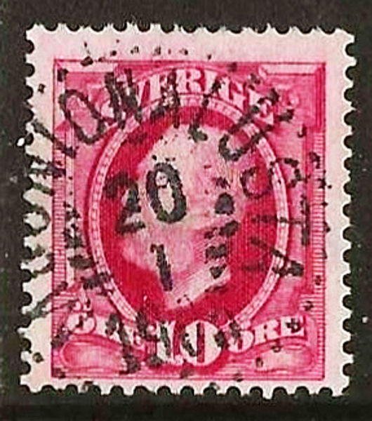54 MUONIONALUSTA 20.1.1905 Postal 200
