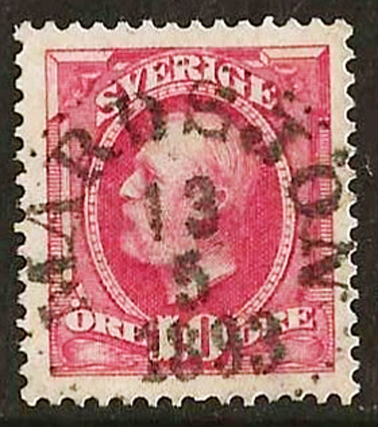 54 MÅRDSJÖN 13.5.1893 Prakt Postal 100