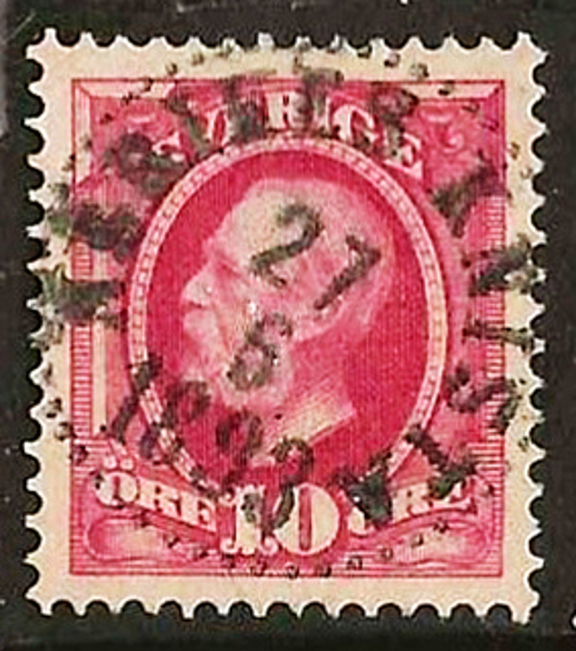 54 NERIKES KNISTA 27.6.1893 Prakt Postal 100