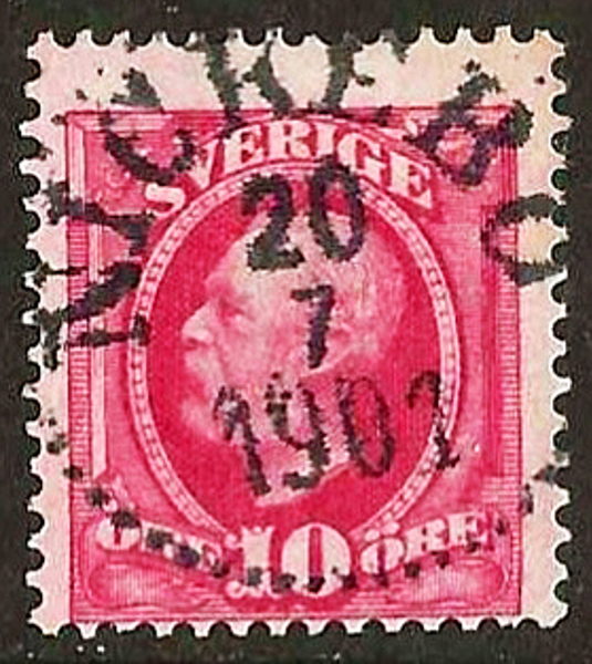 54 NICKEBO 20.7.1901 Postal 150